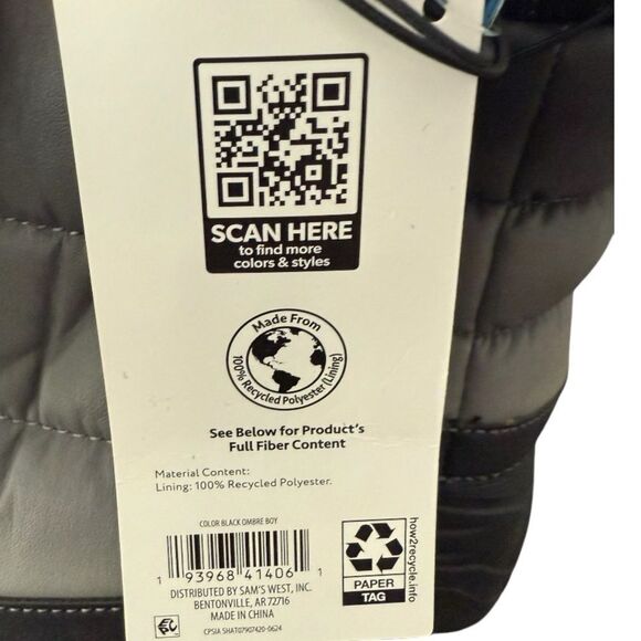 Member’s Mark Black and Gray Winter Boys Boots -10 Degree Cold Rating Size 13/1 - Picture 11 of 11